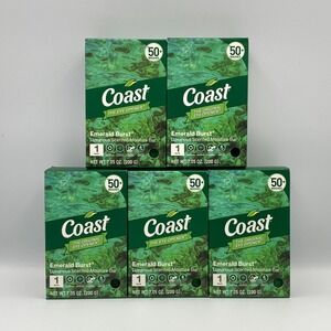 Coast Bar Soap Moisturizing Luxurious Emerald Burst Each Bar 7.05oz Jumbo 5 Pack